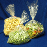 11" x 13" + 4"BG 1 Mil Polypropylene Co-Extruded Bottom Gusset Bag