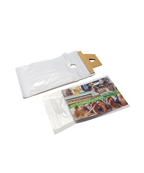 10" x 15" + 3.5 Lip 1.5 Mil Door Knob Hanging Literature Bags