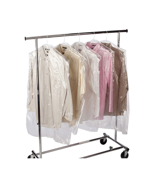 21" x 4"x 38 0.6 Mil Clear Dry Cleaning Garment Bags