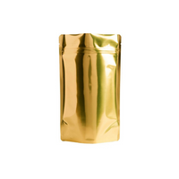 2 oz Gold Foil Stand Up Pouches w/ Zip