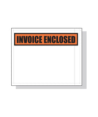 4.5" x 5.5" Invoice Enclosed, Printed
