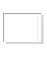 4.5" x 6" Packing List Envelopes, Clear
