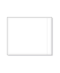 9.5" x 12" Packing List Envelopes, Clear