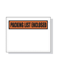 7" x 5.5" Packing List Enclosed, Printed