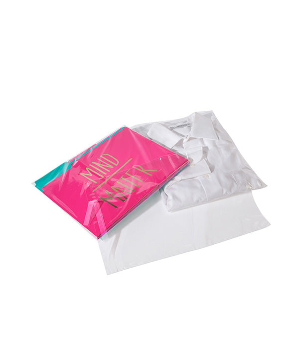 10" x 13" 1.6 Mil Clear Lip-N-Tape Polypropylene Resealable Bags