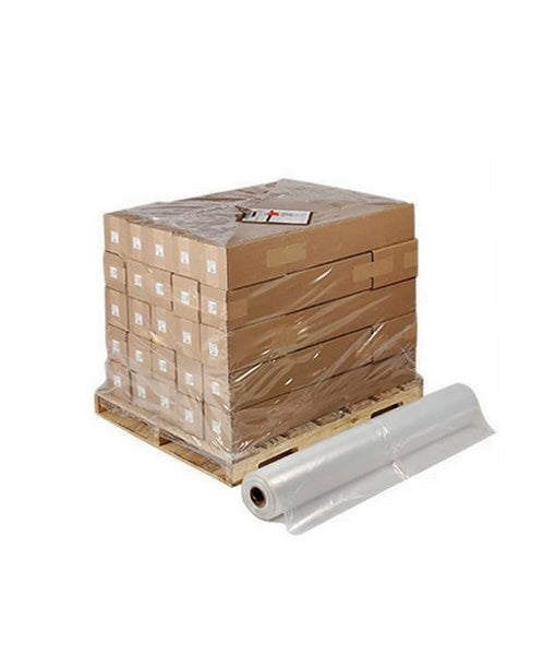 52" x 43" x 70" 4 Mil Pallet Shrink Bags on Rolls