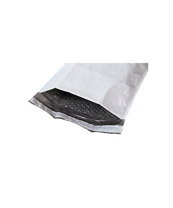 7.25" x 12" 2.5 Mil White Poly Bubble Mailers