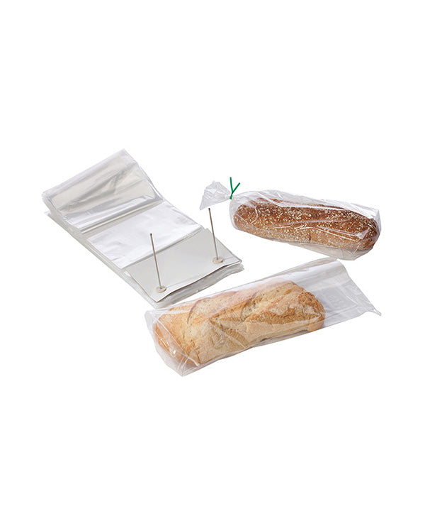 9.25" x 15.25" + 4" BG 1 Mil Wicketed Bread Bags